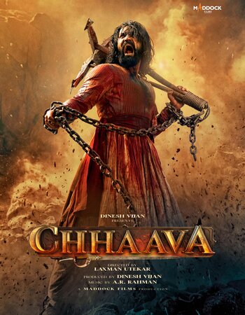 Chhava 2024 Hindi [ORG 2.0] 720p 1080p HQ Pre-HDRip HC-ESub