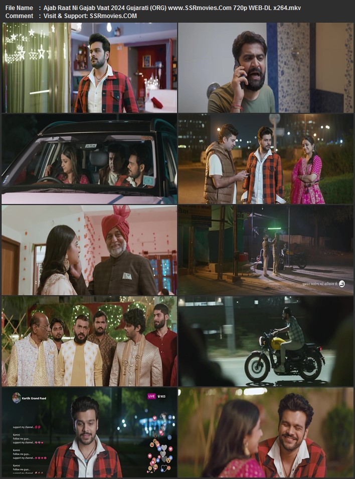 Ajab Raat Ni Gajab Vaat 2024 Gujarati (ORG) 1080p 720p 480p WEB-DL x264 ESubs Full Movie Download