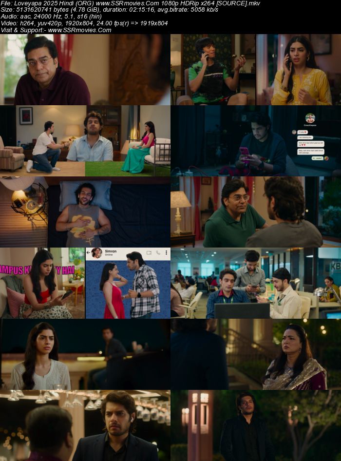 Loveyapa 2025 Hindi (ORG 5.1) 1080p 720p 480p HDRip x264 Full Movie Download