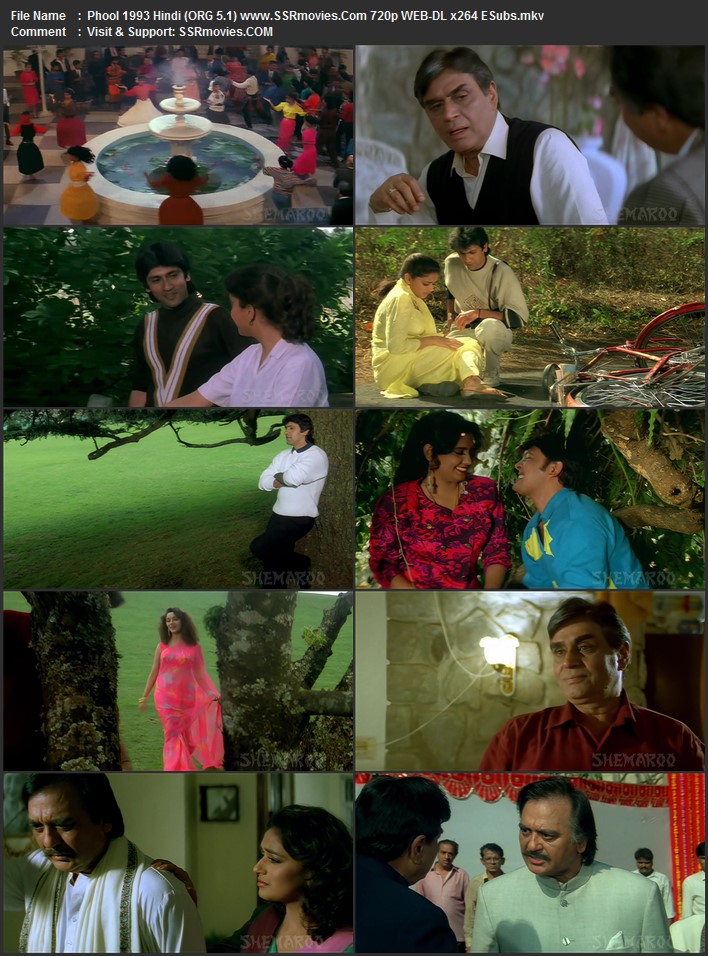 Phool 1993 Hindi (ORG 5.1) 1080p 720p 480p WEB-DL x264 ESubs Full Movie Download