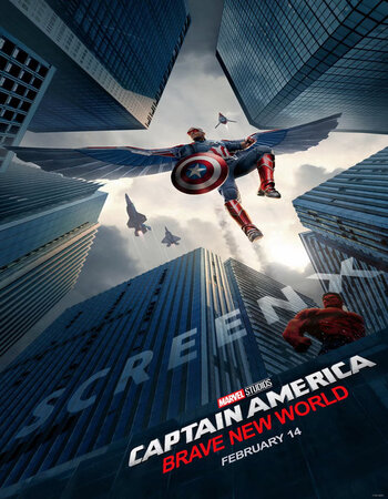 Captain America: Brave New World 2025 Hindi (ORG) 1080p 720p 480p HDRip x264 ESubs Full Movie Download