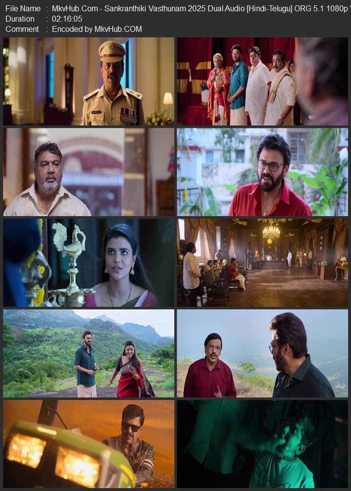 Sankranthiki Vasthunam 2025 Dual Audio [Hindi-Telugu] ORG 5.1 720p 1080p WEB-DL ESubs Download