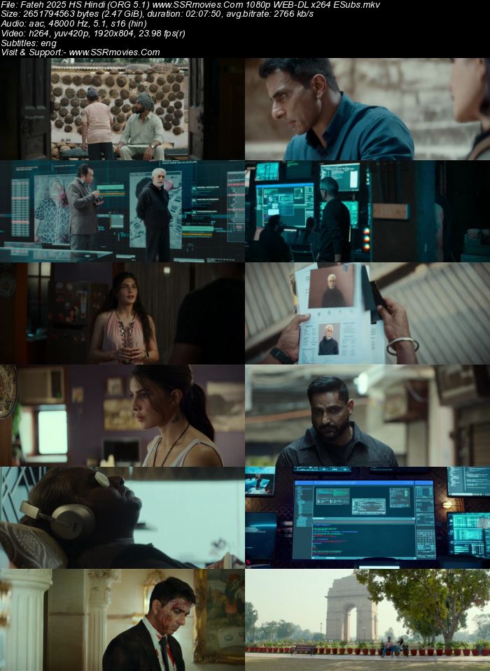 Fateh 2025 HS Hindi (ORG 5.1) True 4K 1080p 720p 480p WEB-DL x264 ESubs Full Movie Download