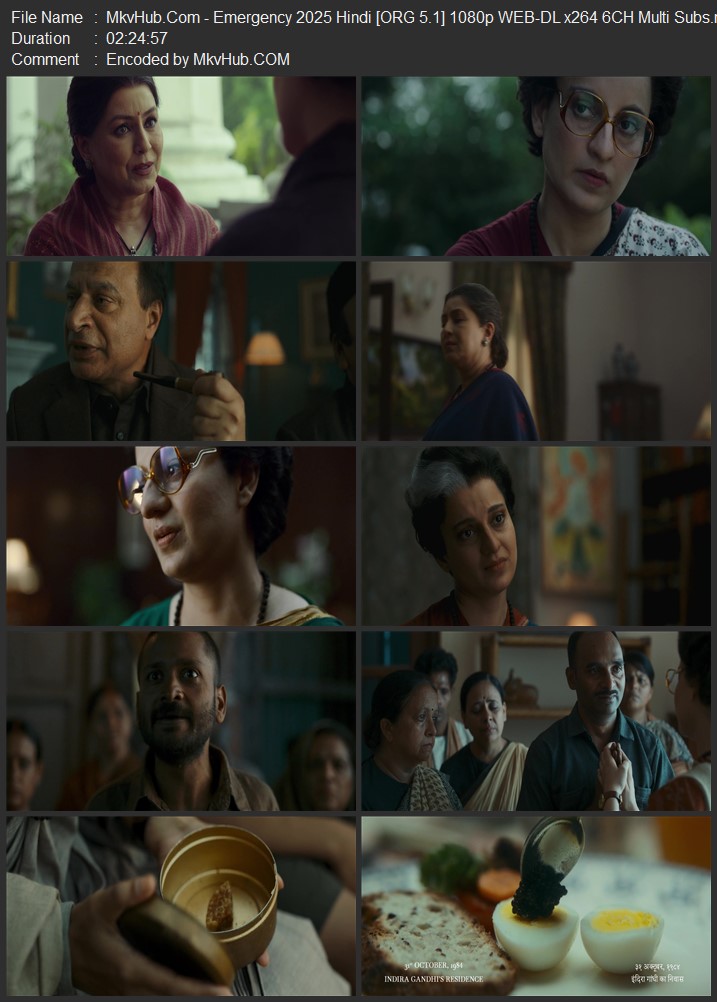 Emergency 2025 Hindi [ORG 5.1] 720p 1080p WEB-DL ESubs Download