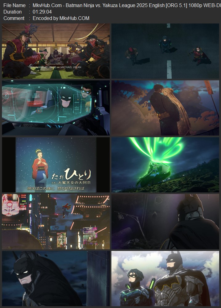 Batman Ninja vs. Yakuza League 2025 English [ORG 5.1] 720p 1080p WEB-DL ESubs Download