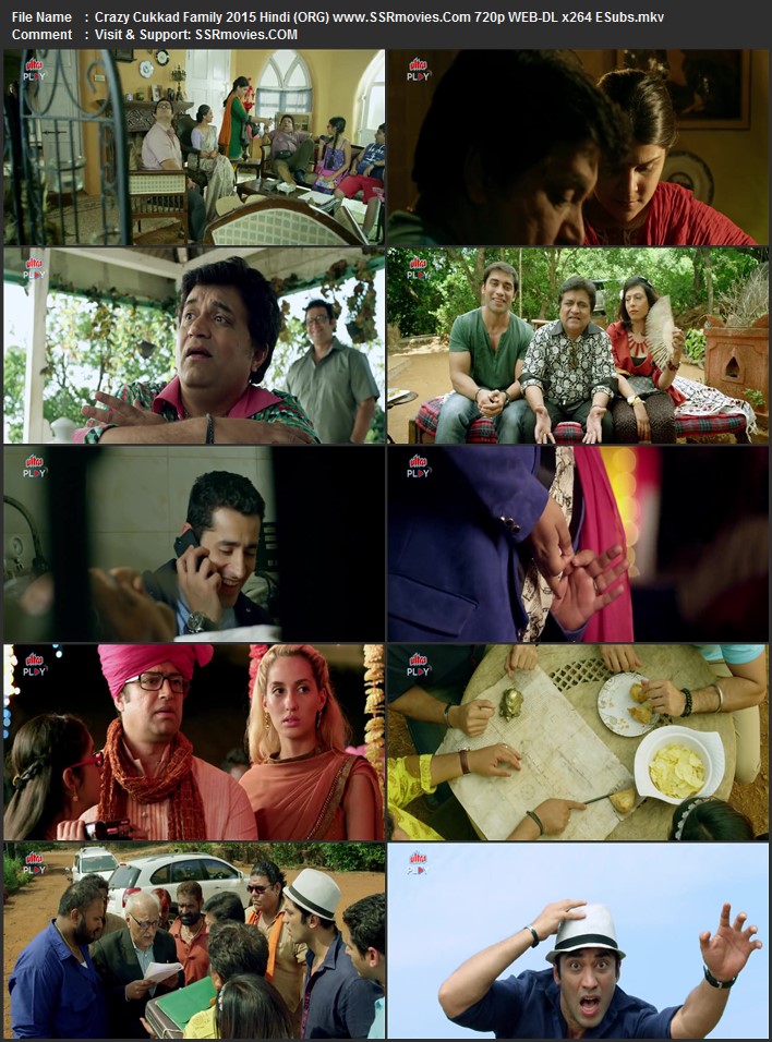 Crazy Cukkad Family 2015 Hindi (ORG) 1080p 720p 480p WEB-DL x264 ESubs Full Movie Download