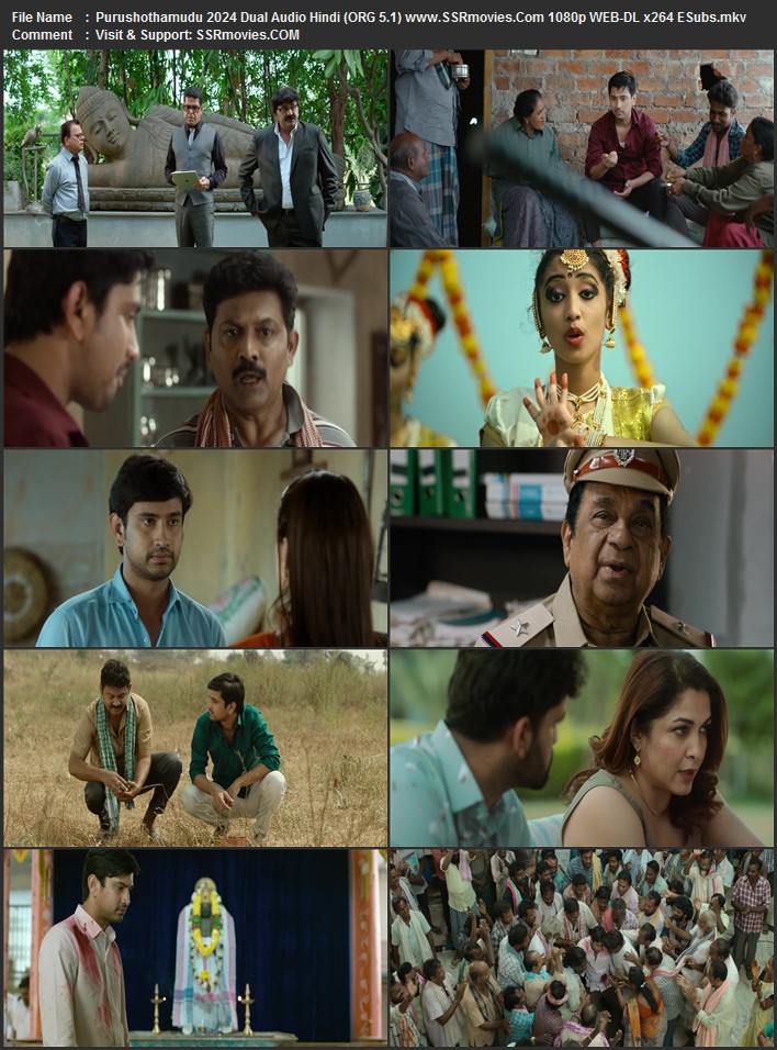 Purushothamudu 2024 Dual Audio Hindi (ORG 5.1) 1080p 720p 480p WEB-DL x264 ESubs Full Movie Download