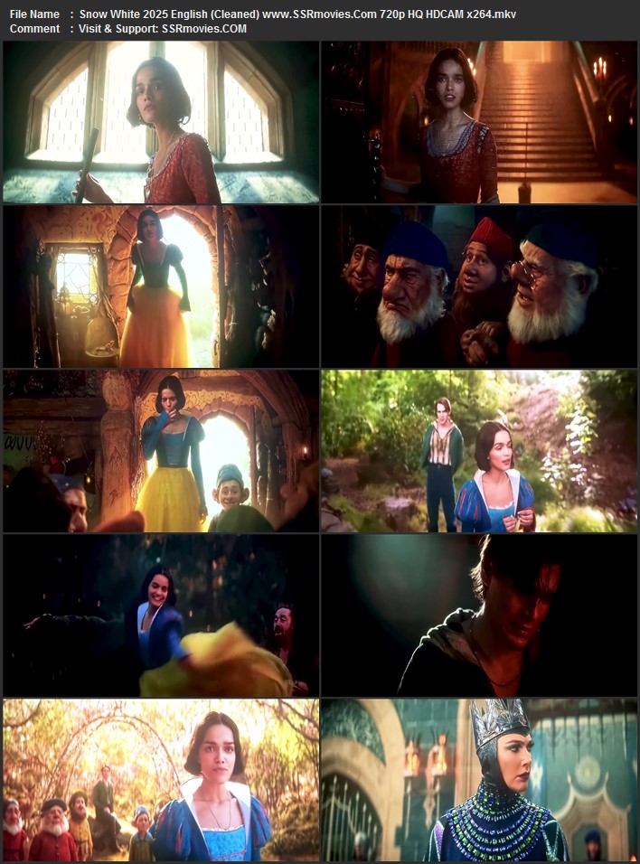 Snow White 2025 English (Cleaned) 1080p 720p 480p HQ HDCAM x264 ESubs Full Movie Download