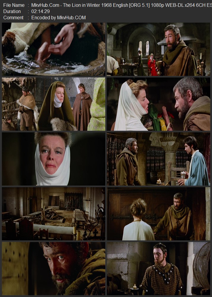 The Lion in Winter 1968 English [ORG 5.1] 720p 1080p WEB-DL ESubs