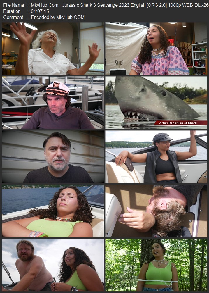 Jurassic Shark 3: Seavenge 2023 English [ORG 2.0] 720p 1080p WEB-DL ESubs Download