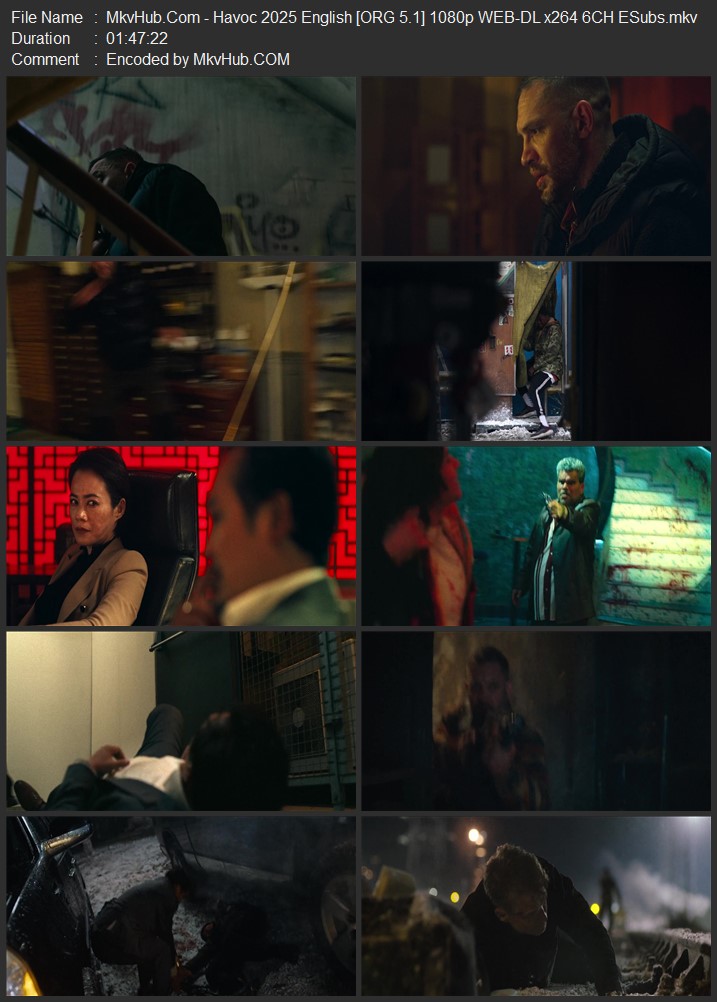 Havoc 2025 English [ORG 5.1] 720p 1080p WEB-DL ESubs Download