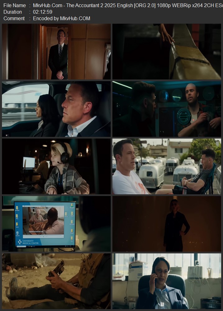 The Accountant 2 2025 English [ORG 2.0] 720p 1080p WEBRip ESubs Download