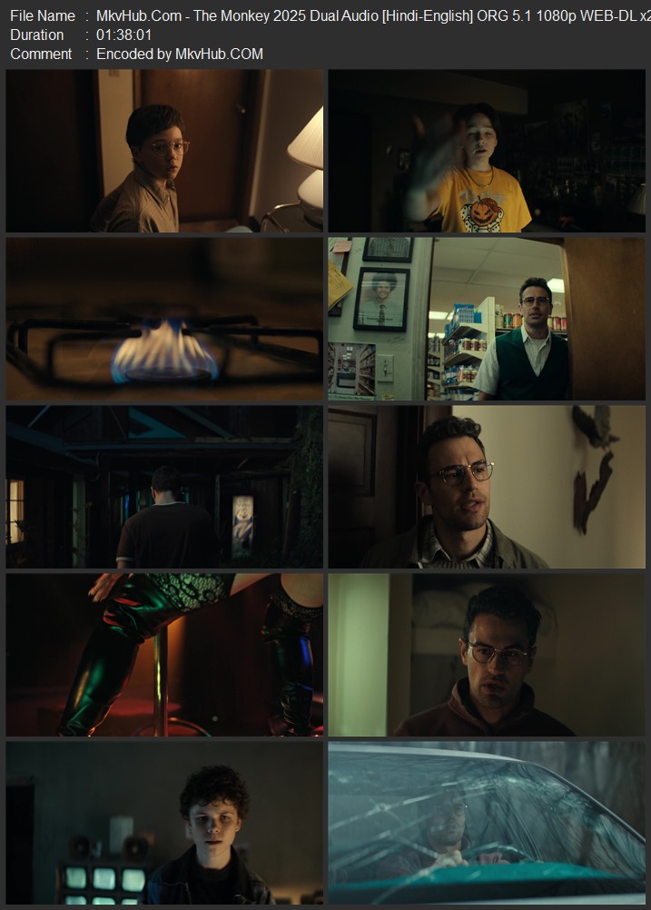 The Monkey 2025 Dual Audio [Hindi-English] ORG 5.1 720p 1080p WEB-DL ESubs Download