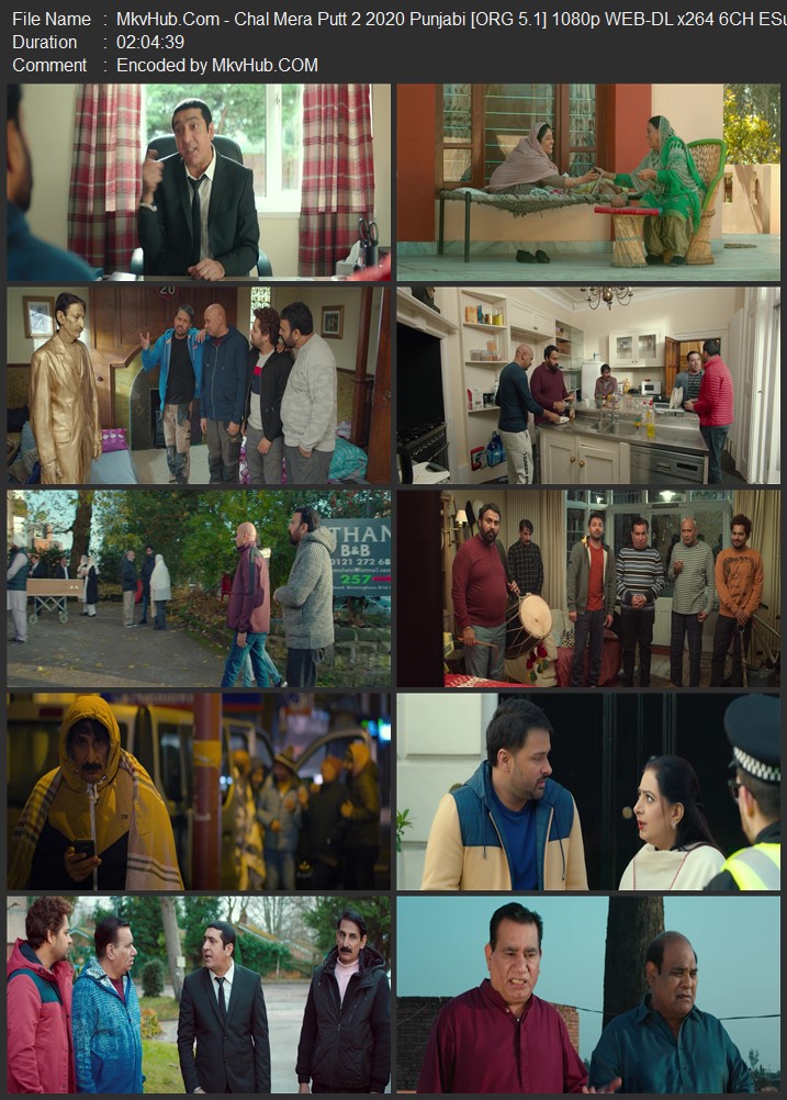 Chal Mera Putt 2 2020 Punjabi [ORG 5.1] 720p 1080p WEB-DL ESubs Download