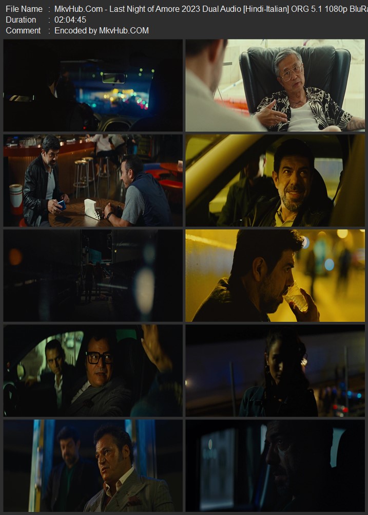 Last Night of Amore 2023 Dual Audio [Hindi-Italian] ORG 2.0 720p 1080p BluRay ESubs Download