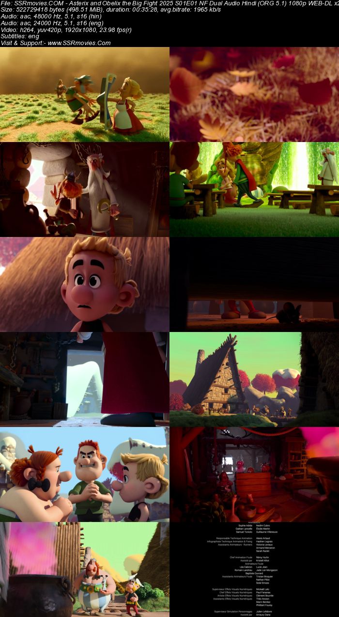 Asterix and Obelix the Big Fight 2025 S01 Complete NF Dual Audio Hindi (ORG 5.1) 1080p 720p 480p WEB-DL x264 Multi Subs Download