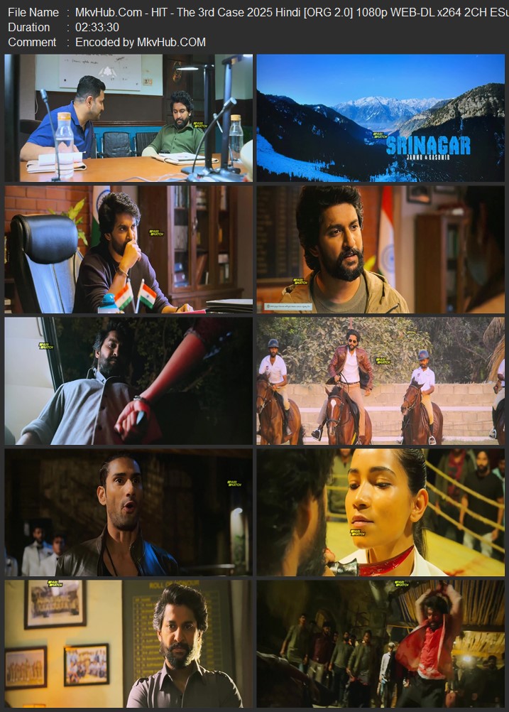 HIT - The 3rd Case 2025 Hindi [ORG 2.0] 720p 1080p WEB-DL ESubs Download