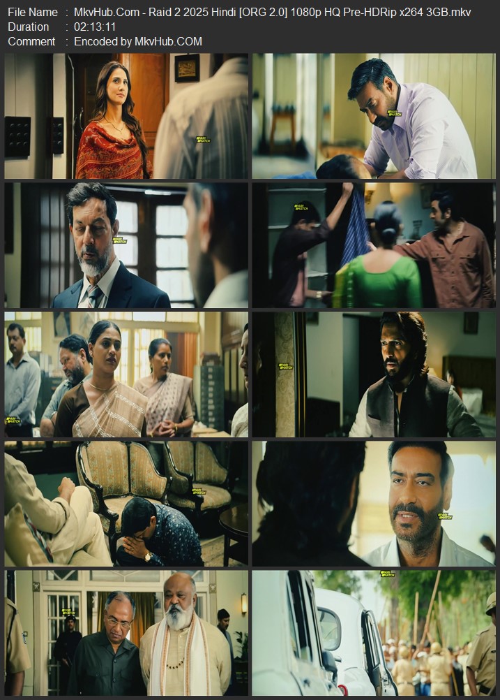 Raid 2 2025 Hindi [ORG 2.0] 720p 1080p HQ Pre-HDRip ESubs Download