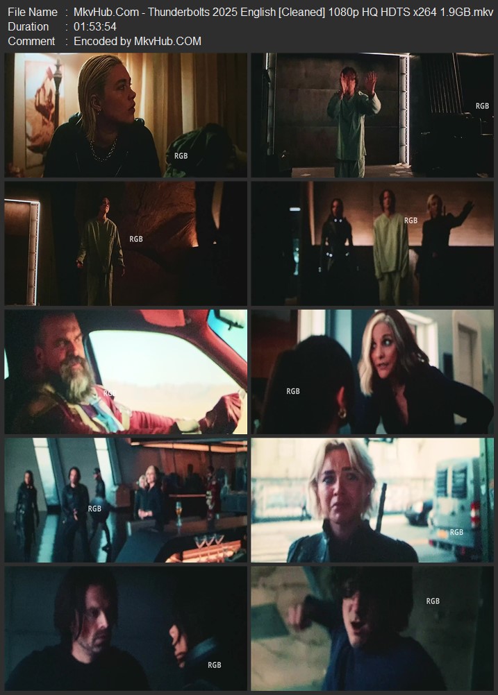 Thunderbolts* 2025 English [Cleaned] 720p 1080p HQ HDTS ESubs Download