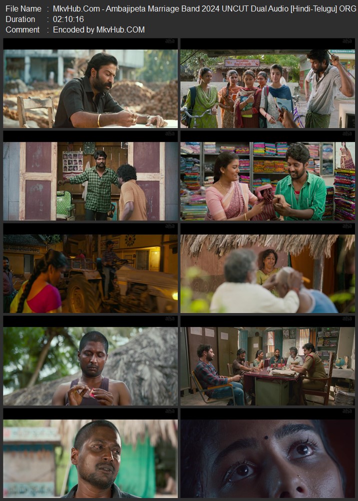 Ambajipeta Marriage Band 2024 UNCUT Dual Audio [Hindi-Telugu] ORG 2.0 720p 1080p WEB-DL ESubs Download
