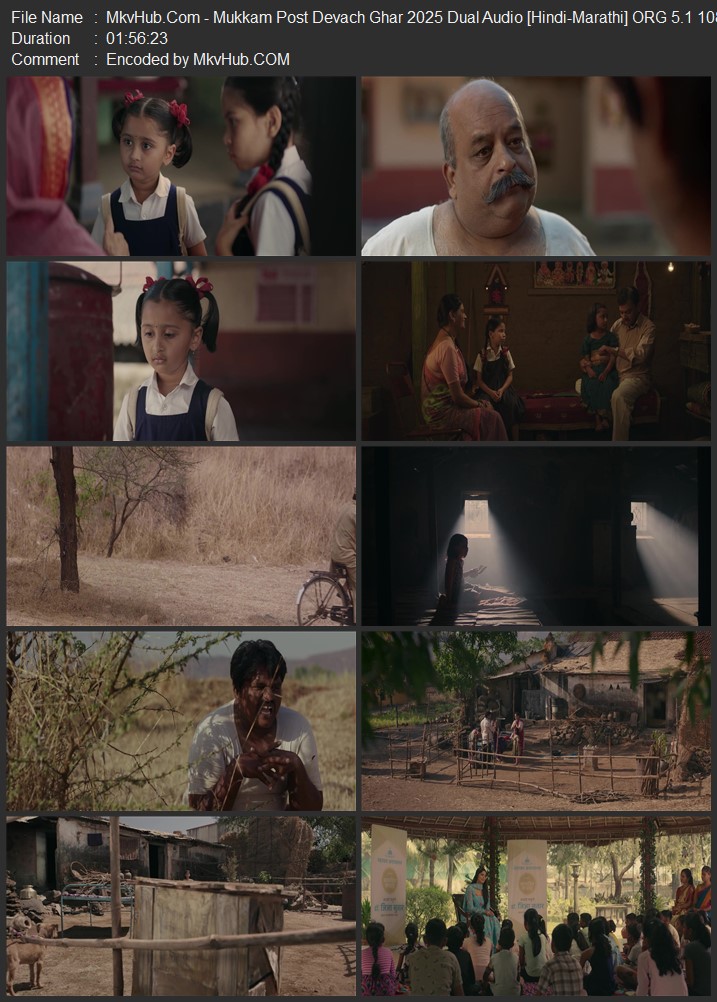 Mukkam Post Devach Ghar 2025 Dual Audio [Hindi-Marathi] ORG 5.1 720p 1080p WEB-DL ESubs Download