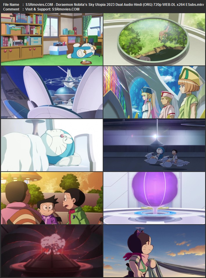 Doraemon the Movie: Nobita's Sky Utopia 2023 Dual Audio Hindi (ORG) 1080p 720p 480p WEB-DL x264 ESubs Full Movie Download