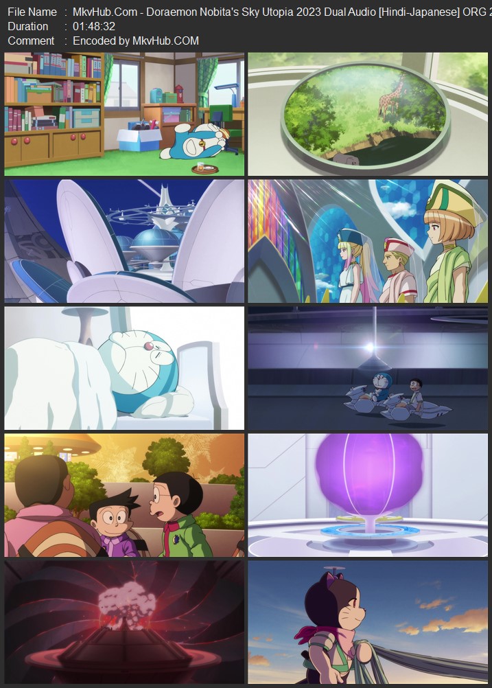 Doraemon the Movie: Nobita's Sky Utopia 2023 Dual Audio [Hindi-Japanese] ORG 2.0 720p 1080p WEB-DL ESubs Download