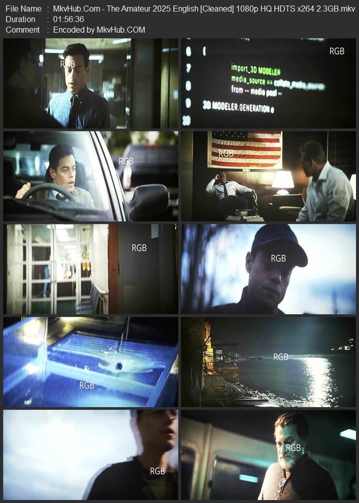 The Amateur 2025 English [Cleaned] 720p 1080p HQ HDTS ESubs Download