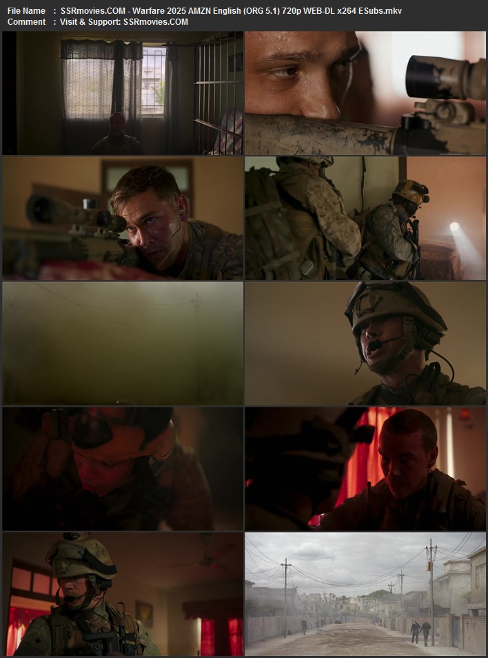 Warfare 2025 English (ORG 5.1) 1080p 720p 480p WEB-DL x264 ESubs Full Movie Download