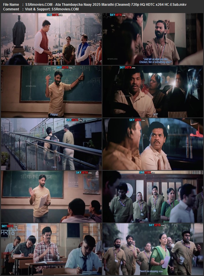 Ata Thambaycha Naay! 2025 Marathi 1080p 720p 480p HQ HDTC x264 ESubs Full Movie Download