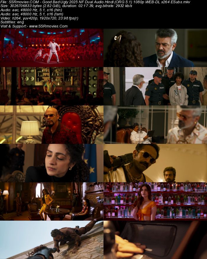 Good Bad Ugly 2025 Dual Audio [Hindi-Tamil] ORG 5.1 720p 1080p WEB-DL ESubs Download