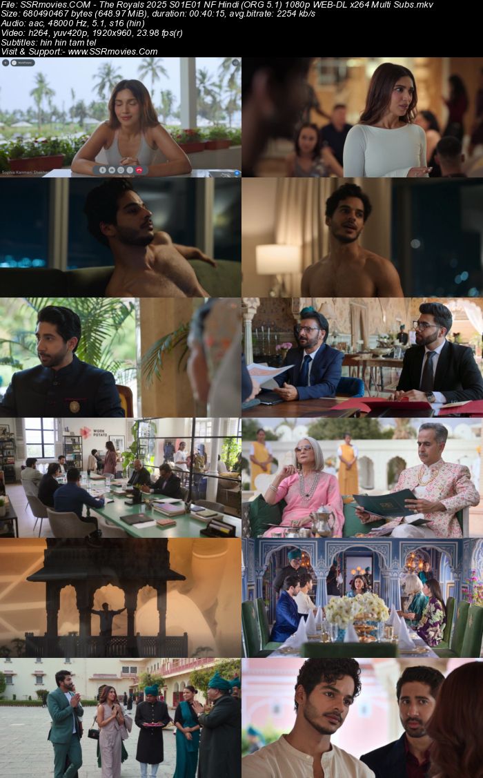 The Royals 2025 S01 Complete NF Hindi (ORG 5.1) 1080p 720p 480p WEB-DL x264 Multi Subs Download