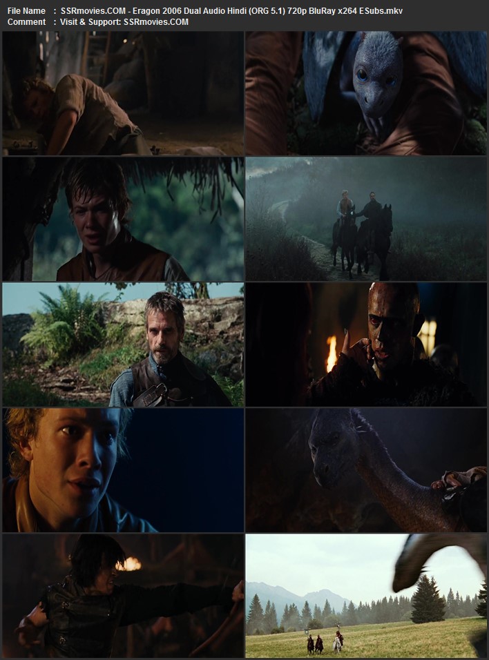 Eragon 2006 Dual Audio Hindi (ORG 5.1) 1080p 720p 480p BluRay x264 ESubs Full Movie Download