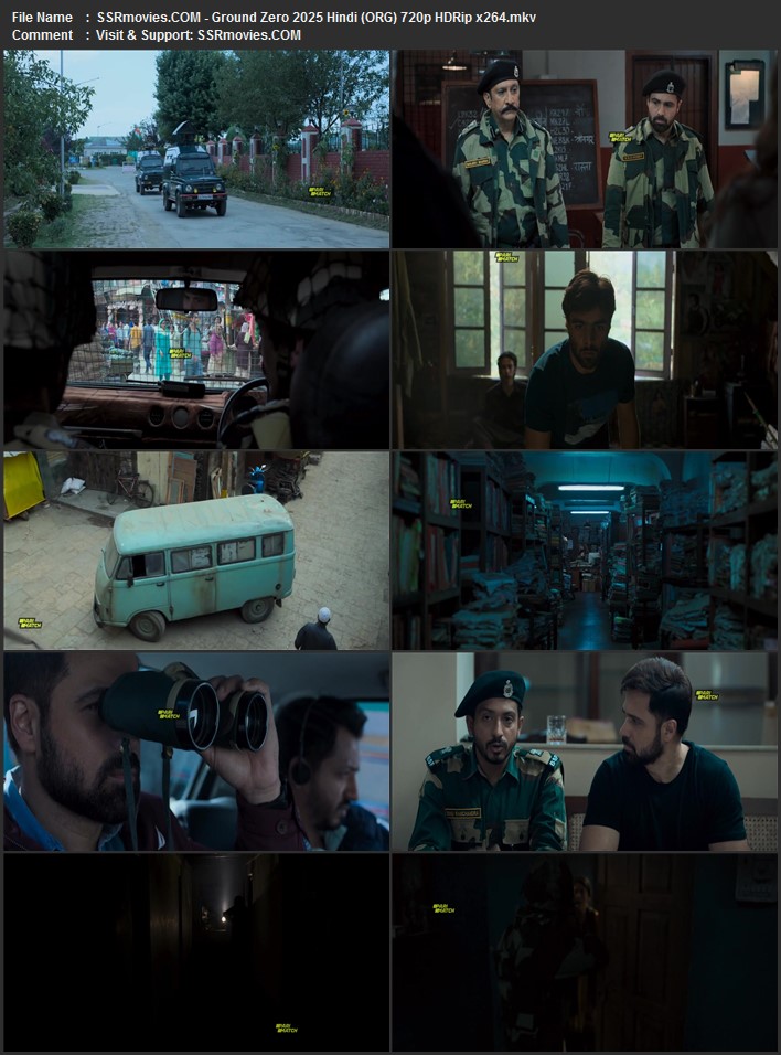Ground Zero 2025 Hindi 1080p 720p 480p HDRip x264 ESubs Full Movie Download