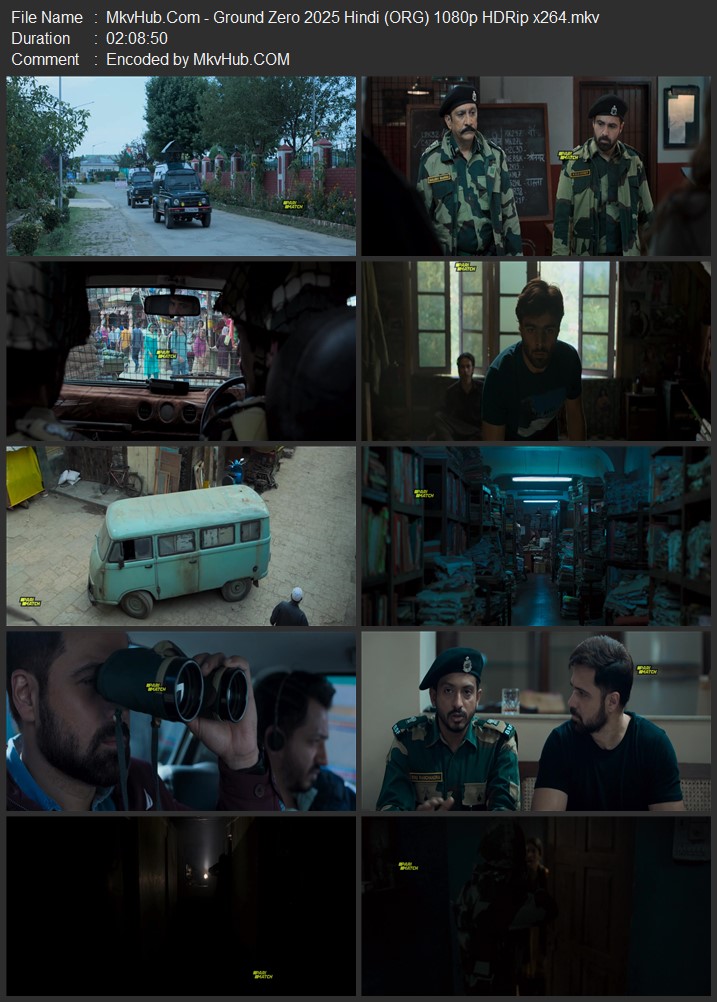 Ground Zero 2025 Hindi [ORG 2.0] 720p 1080p HDRip ESubs Download
