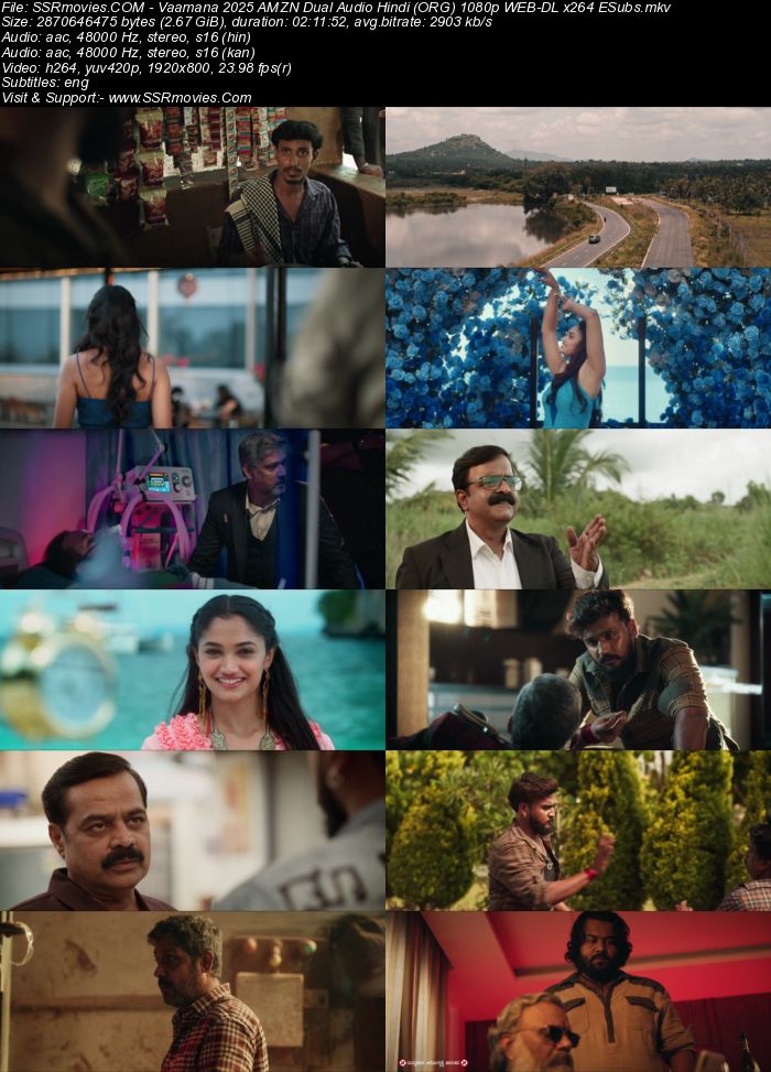 Vaamana 2025 AMZN Dual Audio Hindi (ORG) 1080p 720p 480p WEB-DL x264 ESubs Full Movie Download
