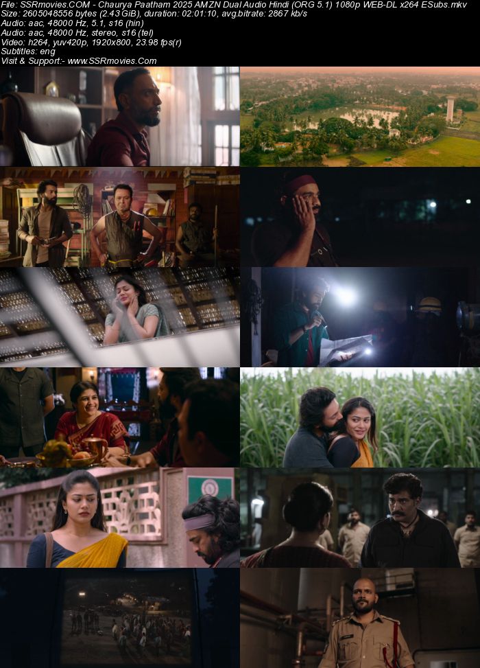 Chaurya Paatam 2025 AMZN Dual Audio Hindi (ORG 5.1) 1080p 720p 480p WEB-DL x264 ESubs Full Movie Download