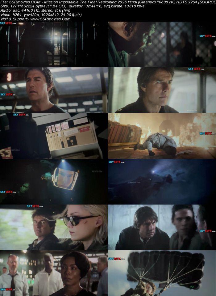 Mission: Impossible - The Final Reckoning 2025 Hindi (Cleaned) 1080p 720p 480p HQ HDTS x264 ESubs Full Movie Download Mission: Impossible - The Final Reckoning 2025 Hindi (Cleaned) 1080p 720p 480p HQ HDTS x264 ESubs Full Movie Download