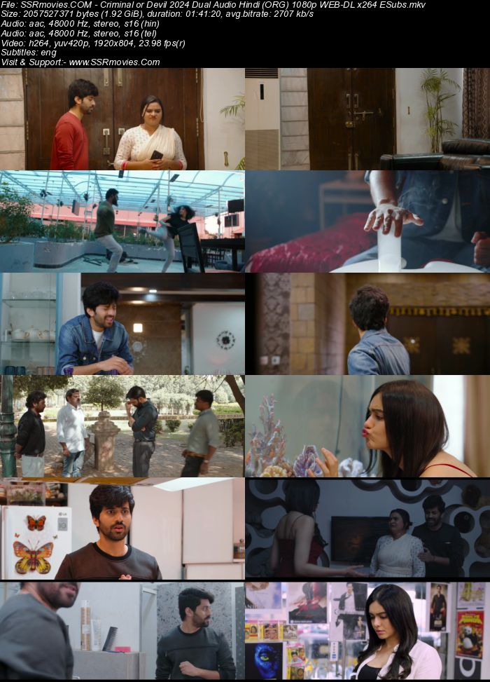 C.D: Criminal or Devil 2024 Dual Audio Hindi (ORG) 1080p 720p 480p WEB-DL x264 ESubs Full Movie Download