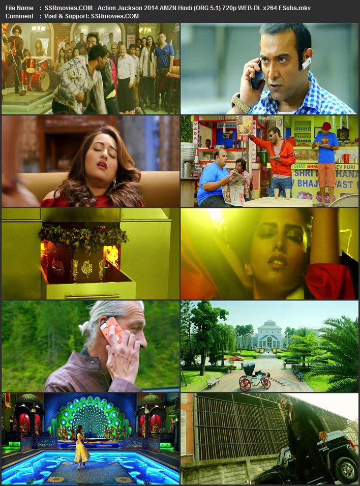 Action Jackson 2014 Hindi (ORG 5.1) 1080p 720p 480p WEB-DL x264 ESubs Full Movie Download