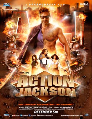 Action Jackson 2014 Hindi (ORG 5.1) 1080p 720p 480p WEB-DL x264 ESubs Full Movie Download
