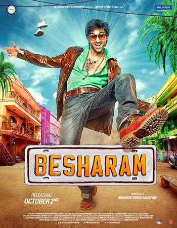Besharam 2013 Hindi (ORG) 1080p 720p 480p WEB-DL x264 ESubs Full Movie Download