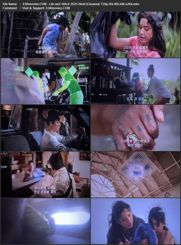 Lilo & Stitch 2025 Hindi 1080p 720p 480p HQ HDCAM x264 ESubs Full Movie Download
