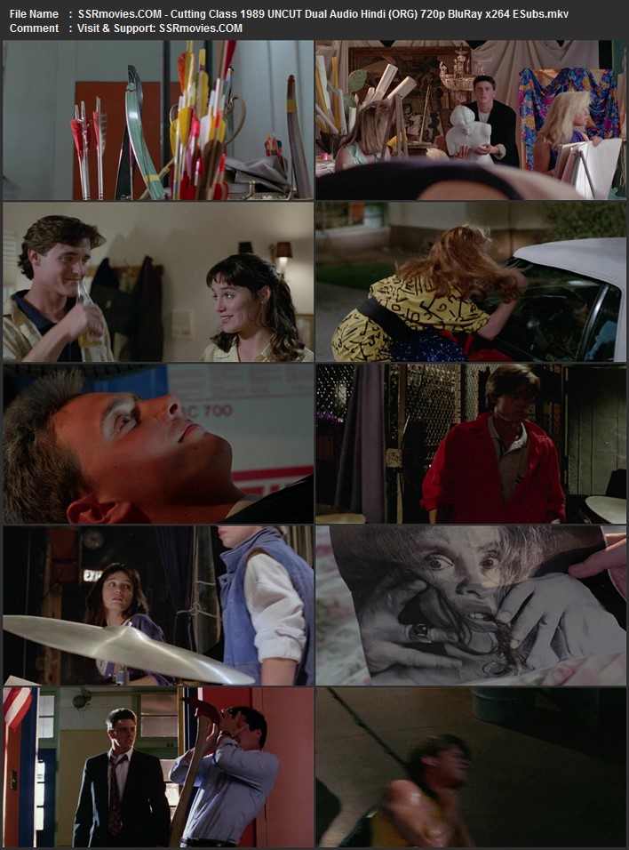 Cutting Class 1989 Dual Audio Hindi (ORG) 720p 480p BluRay x264 ESubs Full Movie Download