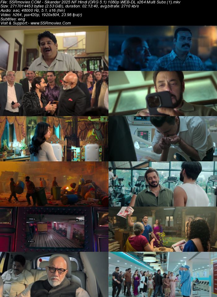 Sikandar 2025 NF Hindi (ORG 5.1) True 4K 1080p 720p 480p WEB-DL x264 ESubs Full Movie Download Sikandar 2025 NF Hindi (ORG 5.1) True 4K 1080p 720p 480p WEB-DL x264 ESubs Full Movie Download