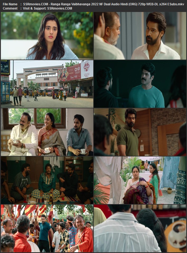 Ranga Ranga Vaibhavanga 2022 Dual Audio Hindi (ORG) 1080p 720p 480p WEB-DL x264 ESubs Full Movie Download