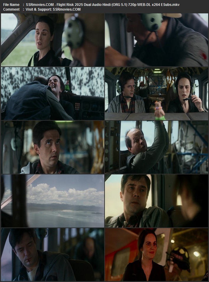 Flight Risk 2025 Dual Audio Hindi (ORG 5.1) 1080p 720p 480p WEB-DL x264 ESubs Full Movie Download
