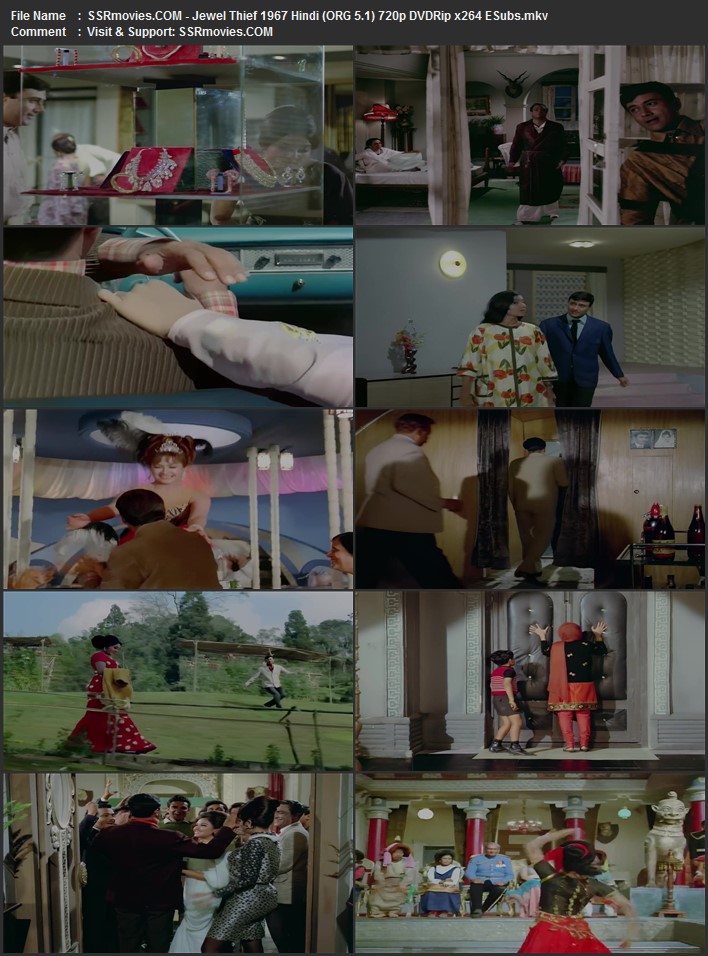 Jewel Thief 1967 Hindi (ORG 5.1) 1080p 720p 480p DVDRip x264 ESubs Full Movie Download