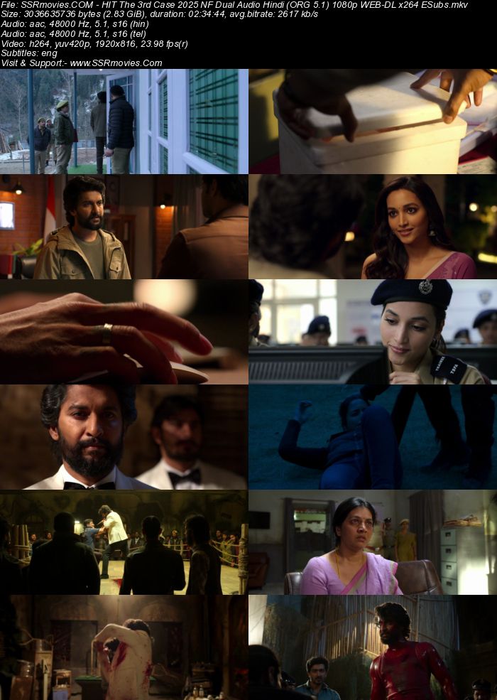 HIT: The 3rd Case 2025 NF Dual Audio Hindi (ORG 5.1) True 4K 1080p 720p 480p WEB-DL x264 ESubs Full Movie Download HIT: The 3rd Case 2025 NF Dual Audio Hindi (ORG 5.1) True 4K 1080p 720p 480p WEB-DL x264 ESubs Full Movie Download