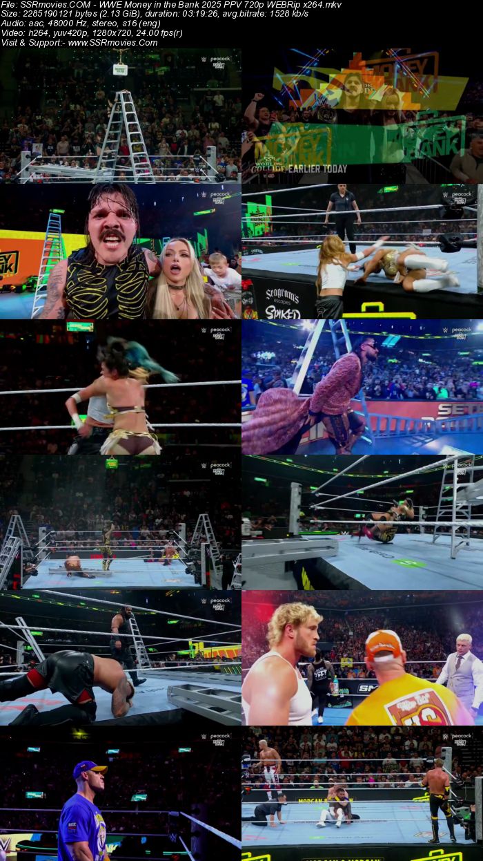 WWE Money in the Bank 2025 PPV 1080p 720p 480p WEBRip x264 Watch and Download